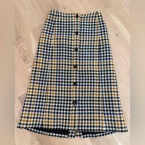 MCQ tweed houndstooth skirt